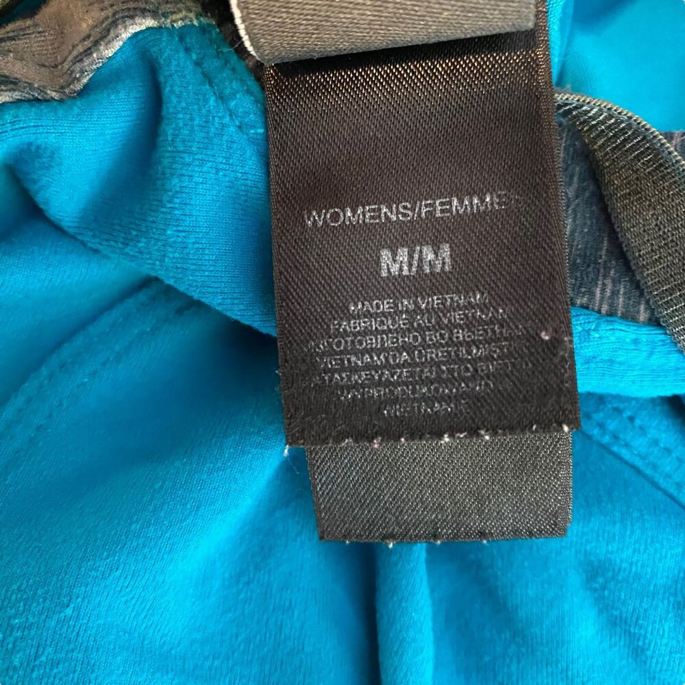 The North Face Medium Teal Women's 1/4 Zip Hoodie - Picture 9 of 10